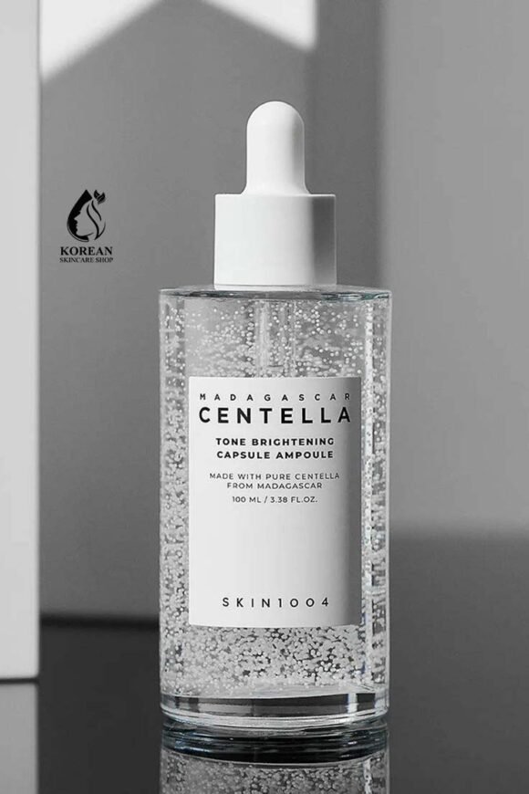 SKIN1004 Madagascar Centella Tone Brightening Capsule Ampoule 100ml – Niacinamide + Tranexamic Acid Serum for Glowing Skin