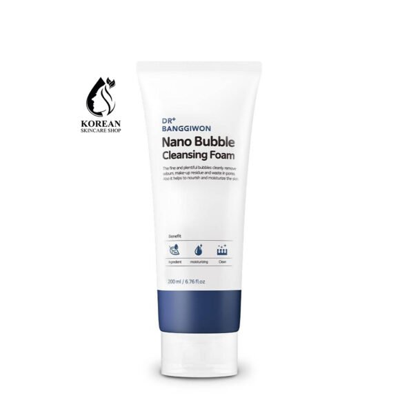 Dr. Banggiwon Nano Bubble Cleansing Foam 200ml – Anti-Pollution Korean Face Cleanser