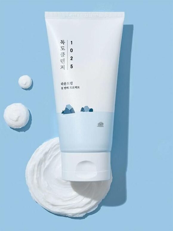 Round Lab 1025 Dokdo Cleanser 150ml – Hydrating Korean Face Wash for Sensitive Skin