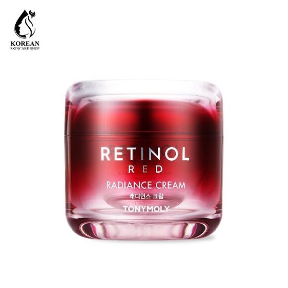TONYMOLY Red Retinol Radiance Cream 50ml – Brightening & Anti-Aging Moisturizer