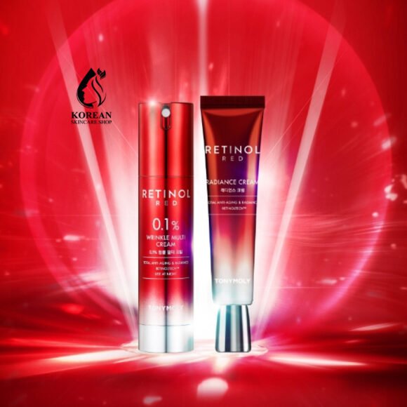 TONYMOLY Retinol Red 0.1% Wrinkle Multi Cream Set – Advanced Youth Renewal Formula