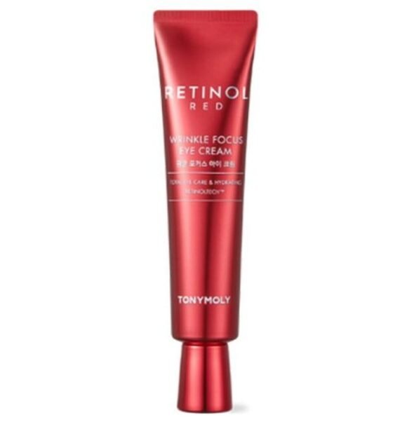 TONYMOLY Retinol Red Wrinkle Focus Eye Cream – Intensive Anti-Aging Eye Treatment