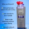 Kerasys Scalp Cooling Anti‑Dandruff Protein Shampoo 600ml